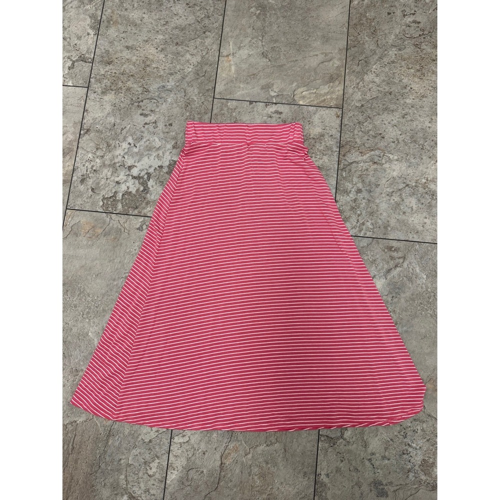 Speechless Kids Pink and White Striped Maxi Skirt Size Small - Picture 3 of 7